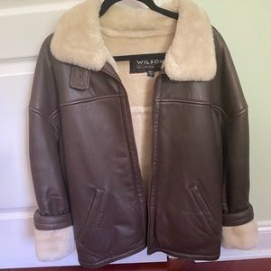 Wilson’s Leather Bomber Genuine Leather Jacket Small